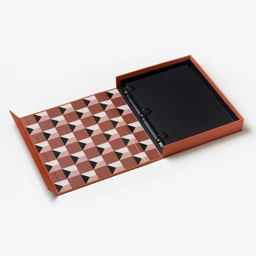 Álbum fotográfico "Life in pictures" 31x26cm laranja PRINTWORKS