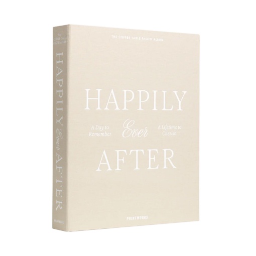 Álbum fotográfico "Happily ever after" 33x27cm bege PRINTWORKS