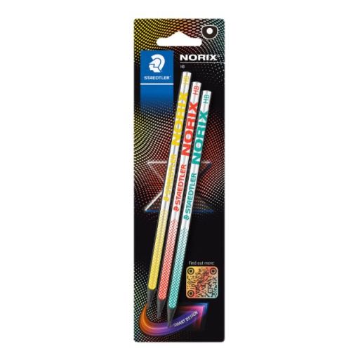 Lápis grafite STAEDTLER Noris 120 HB nº 2 - 3 unidades
