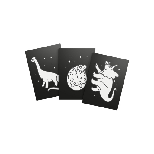 Kidyneon - Kit para decoração luminosa de parede - Dinossauros KIDYWOLF