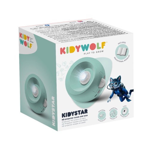 Projetor planetário Kidystar azul claro KIDYWOLF