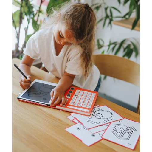 Bloco de desenho com ecrã LCD - Kawai KIDYWOLF KIDYDRAW