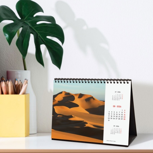 Calendário de secretária 2026 FINOCAM 21x15cm Nature 781245326