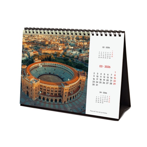 Calendário de secretária 2026 FINOCAM 21x15cm Madrid 781245726