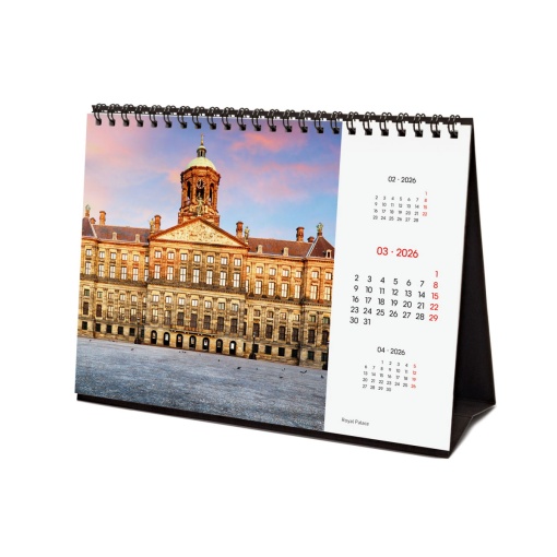 Calendário de secretária 2026 FINOCAM 21x15cm Madrid 781245826