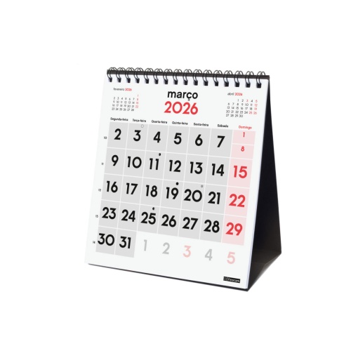 Calendário de secretária 2026 FINOCAM 14x15cm 781690026