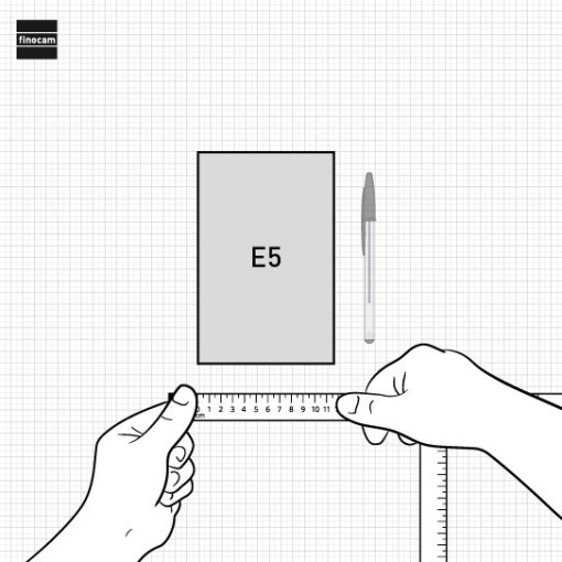Agenda semanal A6 2026 espiral FINOCAM Beta preto com elástico