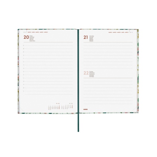 Agenda diária A5 2026 FINOCAM Porto Botanic