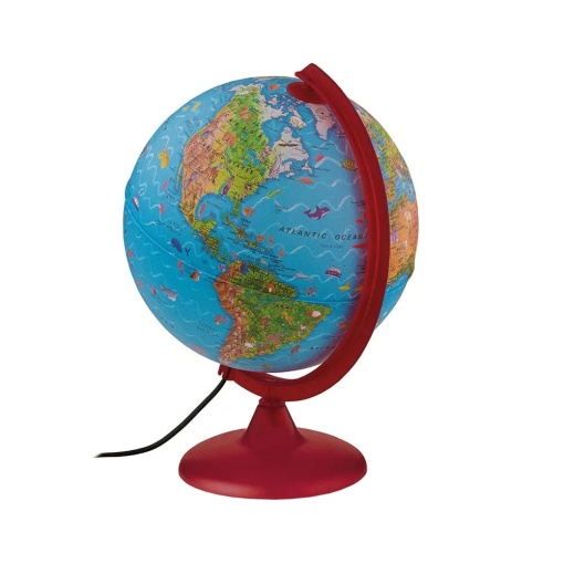 GLOBO COM LUZ TECNODIDATTICA ZOO 25CM 0325ZOZOPRLRR046