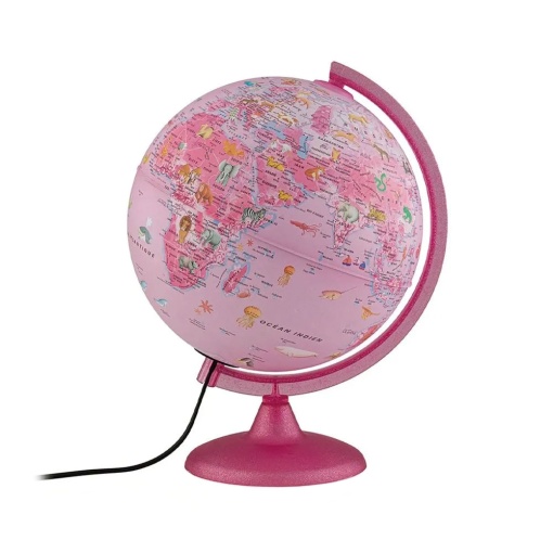 GLOBO COM LUZ TECNODIDATTICA PINK ZOO 25CM 0325PZPZPRLKK046