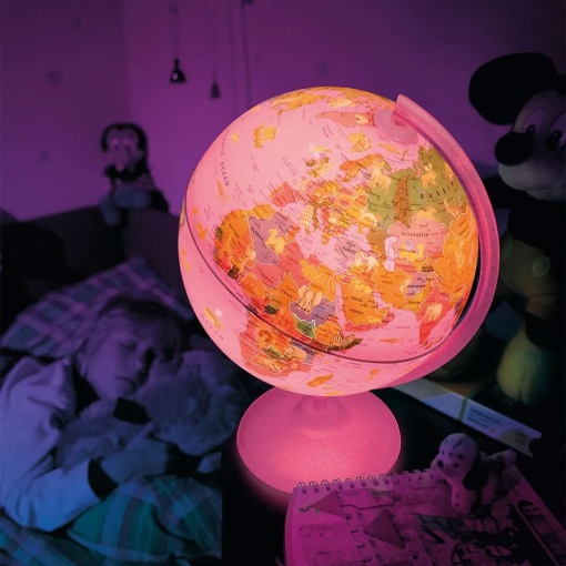 Globo com luz TECNODIDATTICA Pink Zoo 25cm