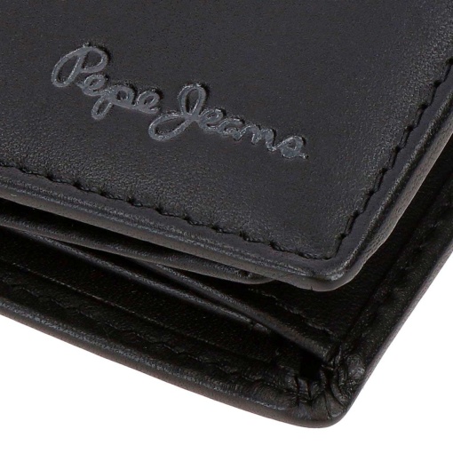Carteira PEPE JEANS Luton preta com elástico 7363941/450076816020