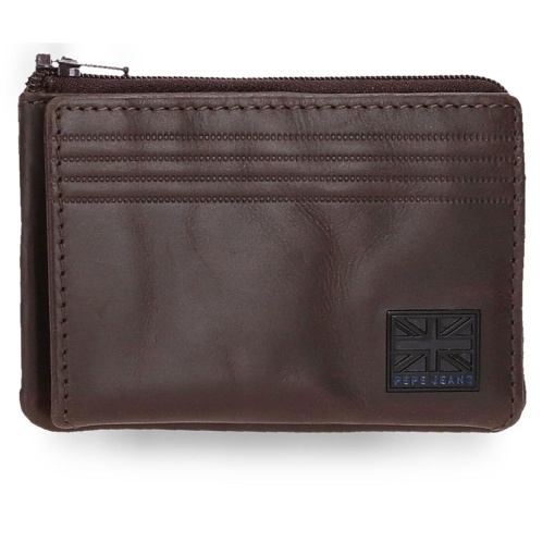 Porta-moedas/cartões PEPE JEANS Hudson castanha 7330242/450073801060
