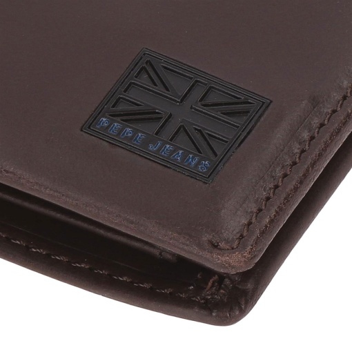 Porta-moedas/cartões PEPE JEANS Hudson castanha 7330242/450073801060
