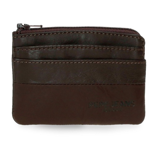 Porta-moedas/cartões PEPE JEANS Ithaca castanha 7340142/450074800060