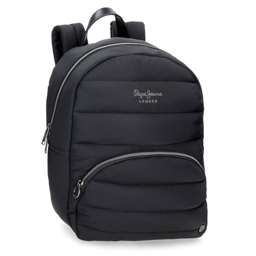 Mochila PEPE JEANS Aura preta 28x36x14cm