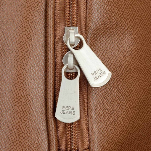 PEPE JEANS Elia brown laptop and 15'' tablet bag