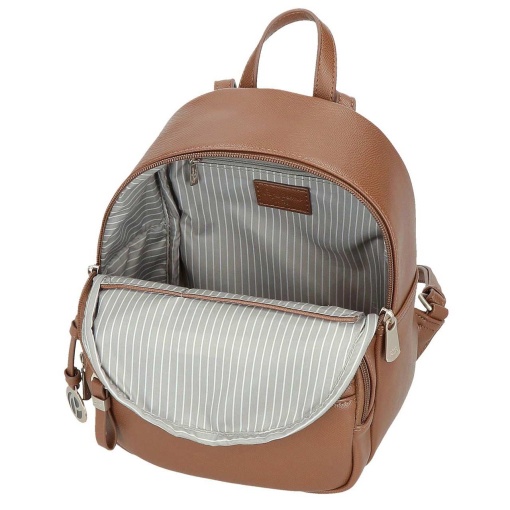 Mochila PEPE JEANS Elia castanha 20x25,5x10cm