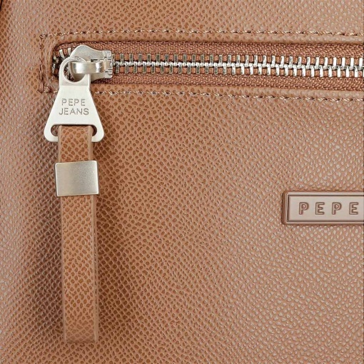 Mochila PEPE JEANS Elia castanha 20x25,5x10cm