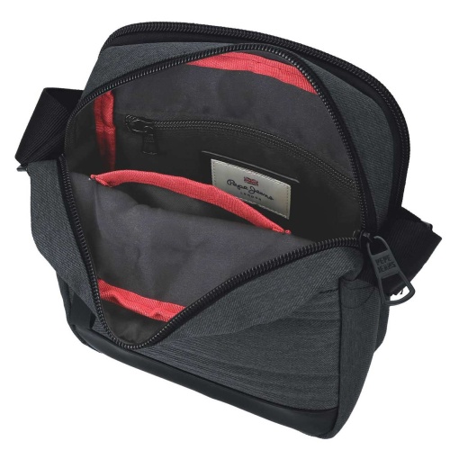 Mala de tiracolo PEPE JEANS Whitton preta 17x22x7,5cm