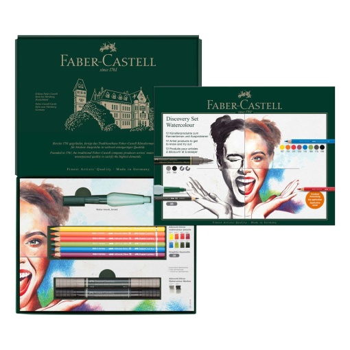 Conjunto aguarelável Discovery FABER-CASTELL Albrecht Dürer - 12 peças
