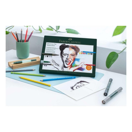Conjunto aguarelável Discovery FABER-CASTELL Albrecht Dürer - 12 peças