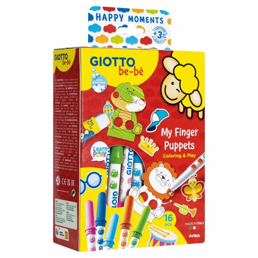 Conjunto GIOTTO Be-Bè Happy Moments My Finger Puppets