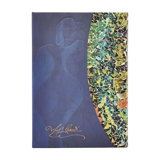 Agenda semanal 130x180mm 2026 PAPERBLANKS Midi Gaudi's Sun