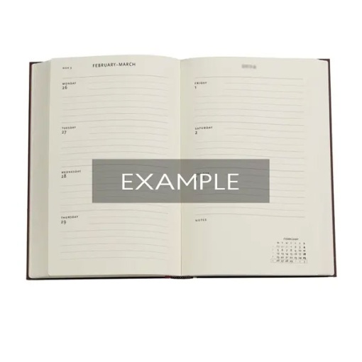 Agenda semanal A5 2026 PAPERBLANKS Maxi Kari-Ori Pink