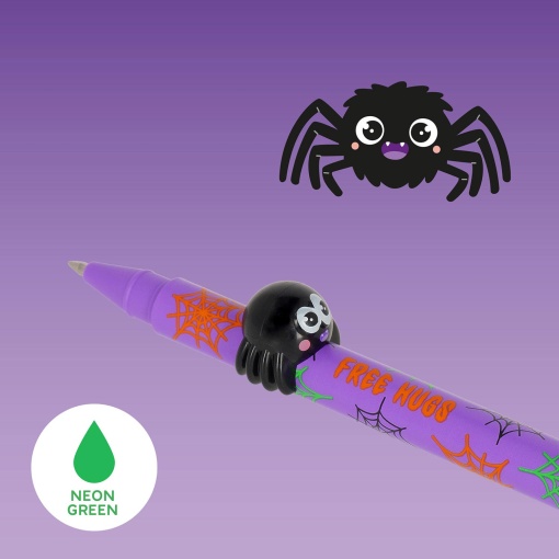 Esferográfica de gel LEGAMI Lovely Friends Halloween aranha