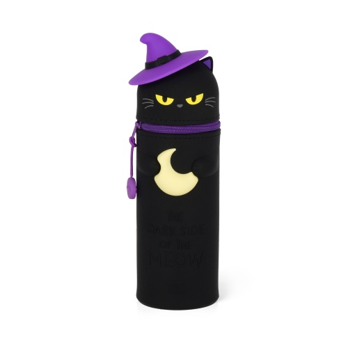 Estojo escolar 2 em 1 de silicone LEGAMI Kawaii Halloween Kitty