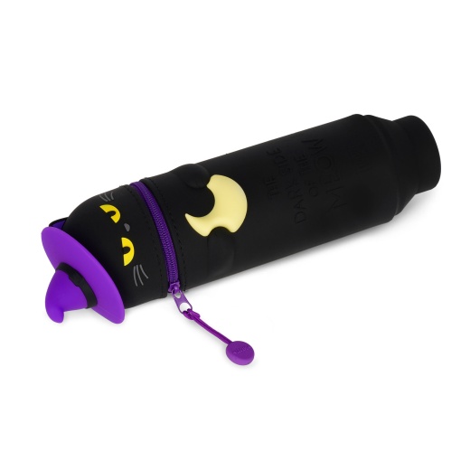 Estojo escolar 2 em 1 de silicone LEGAMI Kawaii Halloween Kitty
