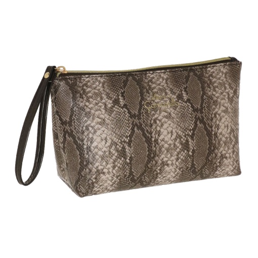 BOLSA CAMOMILLA COUTURE CASTANHA 14X25X8CM 19738