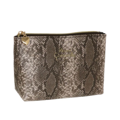 Bolsa CAMOMILLA Couture castanha 12x19x6,5cm