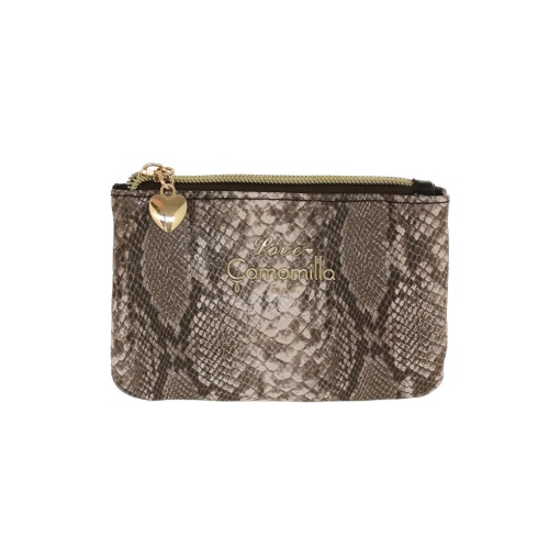 BOLSA CAMOMILLA COUTURE CASTANHA 9X13X1CM 19746