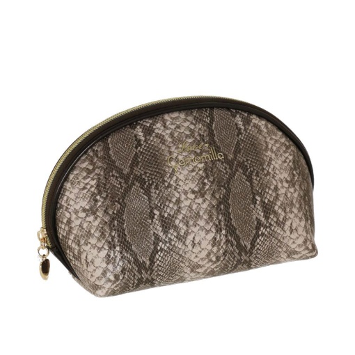 Bolsa CAMOMILLA Couture castanha 13x22x10cm