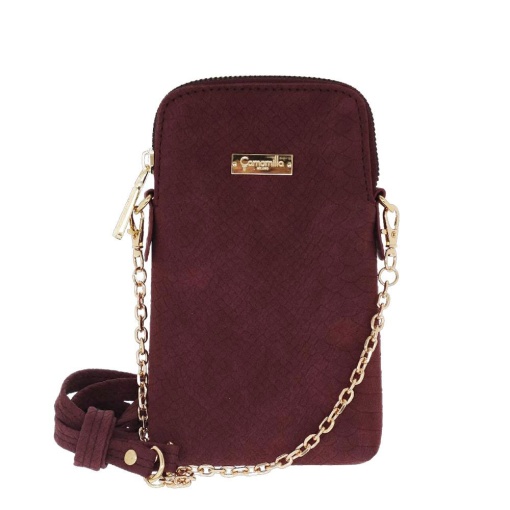 Bolsa de telemóvel CAMOMILLA Chic Jungle bordeaux
