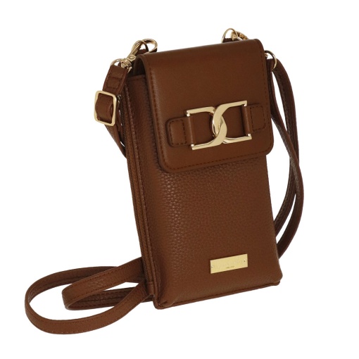 BOLSA DE TELEMOVEL CAMOMILLA OTTAVIA CASTANHA 17723