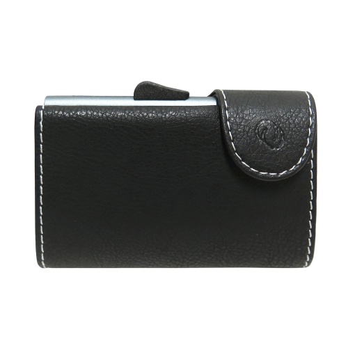 Porta-cartões C-SECURE Special Vintage preto/ponto branco
