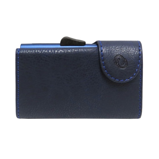 Porta-cartões C-SECURE Special Vintage azul/ponto azul