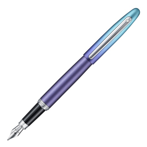 Caneta de aparo SHEAFFER VFM 9430 azul e roxo degradé perolado M