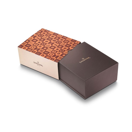 SHEAFFER 100 9374 Coffee Edition M fountain pen + ink cartridge