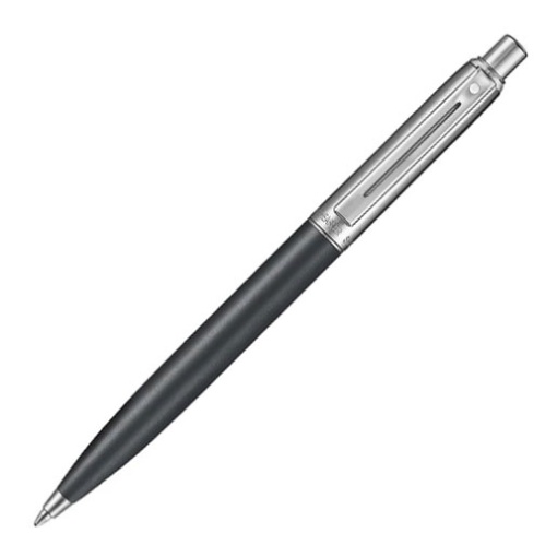 Esferográfica SHEAFFER Sentinel preto mate/clip cromado M