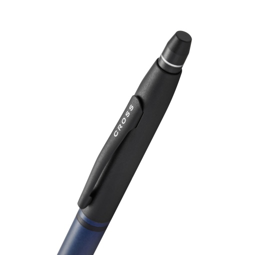 Esferográfica CROSS Click Tuxedo satin azul metálico/preto mate M