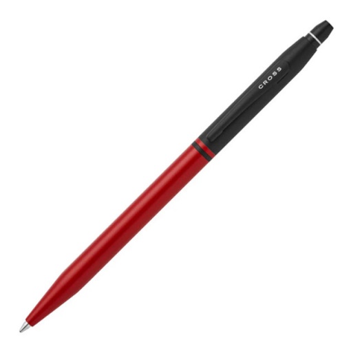 Esferográfica CROSS Click Tuxedo satin vermelho metálico/preto mate M