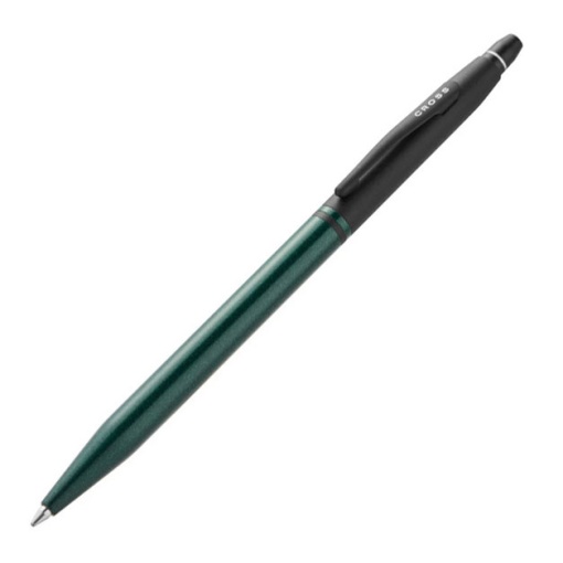 Esferográfica CROSS Click Tuxedo satin verde metálico/preto mate M