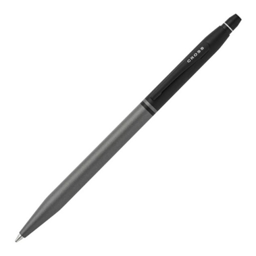 Esferográfica CROSS Click Tuxedo satin cinza metálico/preto mate M