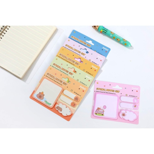 Notas adesivas iTotal Capivara sortido