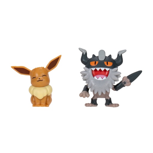 Pokémon Eevee + Perrserker 5cm (pack 2 unidades)