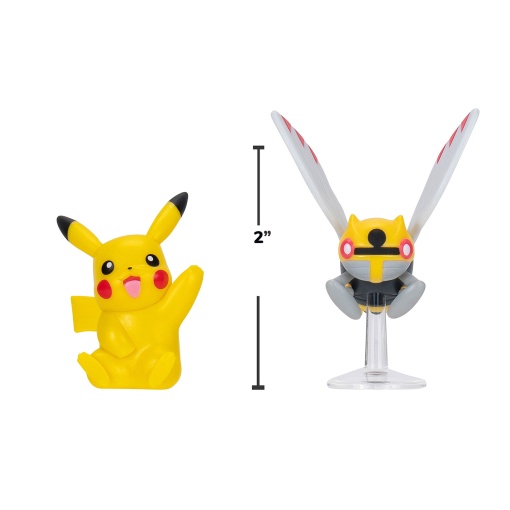 Pokémon Pikachu + Ninjask 5cm (pack 2 unidades)